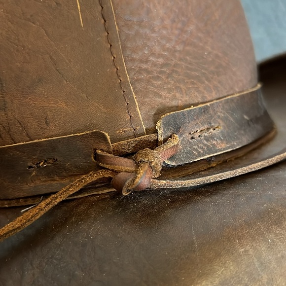 Leather Henschel Hat size large - Picture 14 of 16